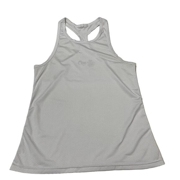 ZYIA Active Mesh Racer Back Tank Top - White - Medium - Picture 1 of 7